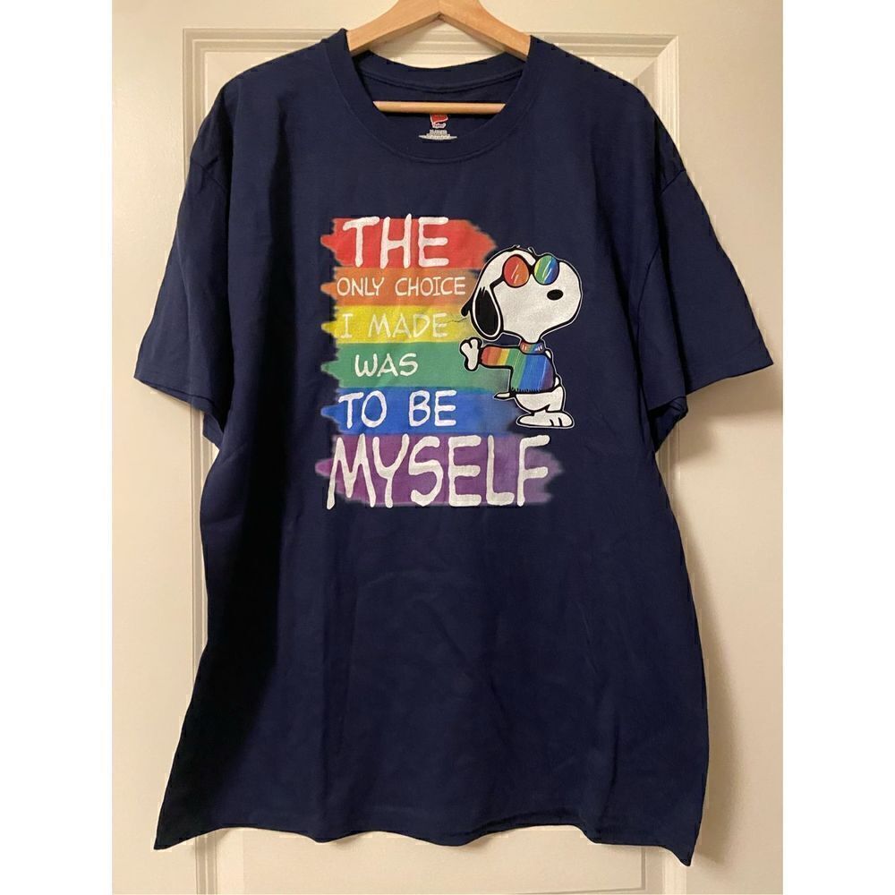 Snoopy be myself T-shirt size XL